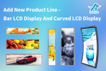 Dodaj nową linię produktów - Paskowy wyświetlacz LCD i zakrzywiony wyświetlac...