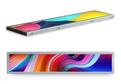 15,1-calowy ekran LCD typu Stretch Bar z rozciągniętym panelem reklamowym