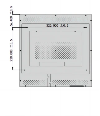 High Brightness Square Display Monitor 22inch Ultra-thin Square LCD Screen Photo Album